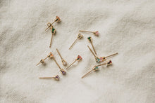 Load image into Gallery viewer, Gemstone Stud Earrings