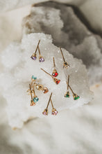 Load image into Gallery viewer, Gemstone Stud Earrings