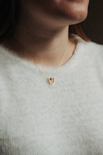 Load image into Gallery viewer, Arc and Sphere Mixed Metal Necklace