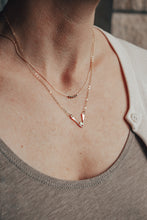 Load image into Gallery viewer, V Opal Necklace