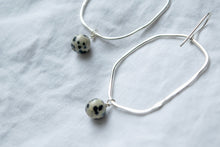 Load image into Gallery viewer, Organic Freeform Oval Earrings