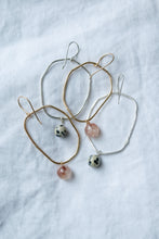 Load image into Gallery viewer, Organic Freeform Oval Earrings