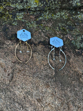Load image into Gallery viewer, Lunar Herkimer Earrings