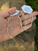 Load image into Gallery viewer, Lunar Herkimer Earrings