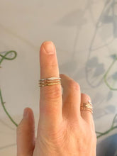 Load image into Gallery viewer, Hammered Bar Ring