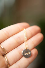 Load image into Gallery viewer, Customized Medium Disc Necklace