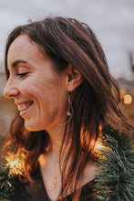 Load image into Gallery viewer, Lunar Herkimer Earrings