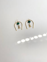 Load image into Gallery viewer, Earth Shine Chrysocolla Dangles