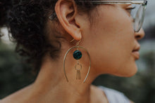 Load image into Gallery viewer, Earth Shine Chrysocolla Dangles