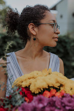 Load image into Gallery viewer, Earth Shine Chrysocolla Dangles