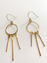 Load image into Gallery viewer, Gold Sunlight Earrings