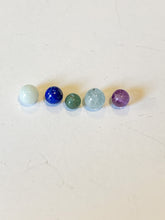 Load image into Gallery viewer, Hammered Gemstone Fidget Spinner Ring