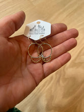 Load image into Gallery viewer, Moonbeam Mixed Metal Earrings
