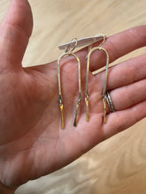 Load image into Gallery viewer, Mixed Metal Arch Earrings
