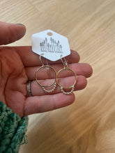 Load image into Gallery viewer, Moonbeam Mixed Metal Earrings
