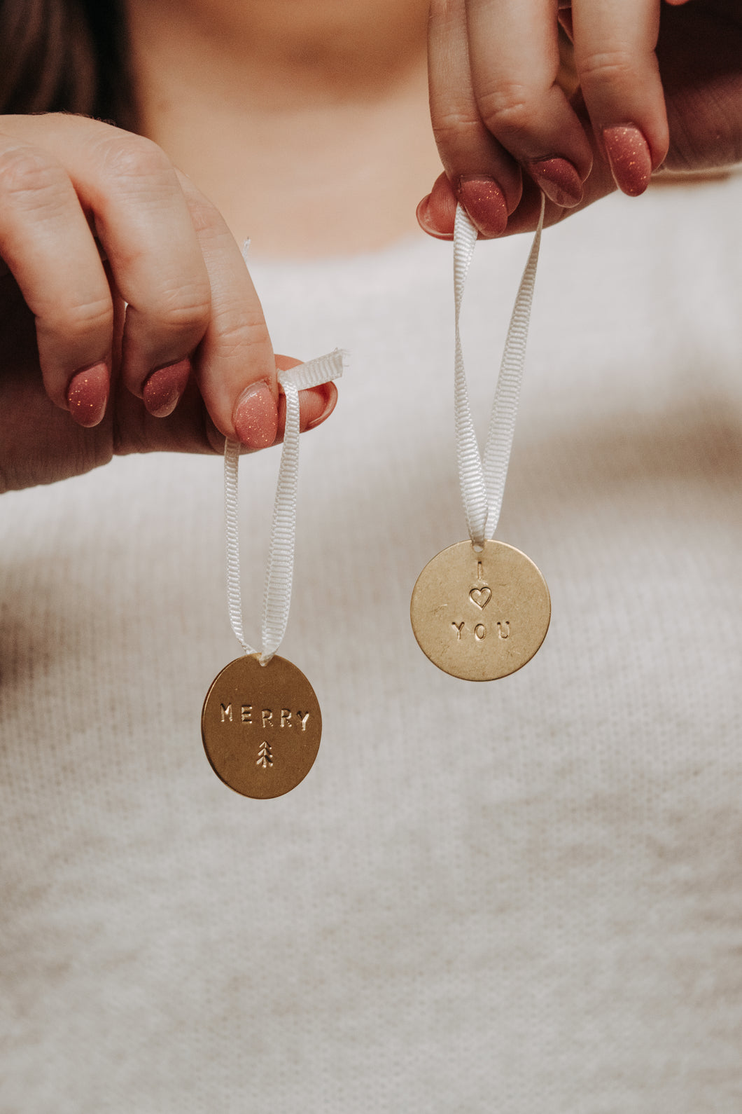 Handstamped Key Chain or Ornament