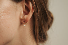 Load image into Gallery viewer, Halo Pearl Drop Studs
