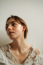 Load image into Gallery viewer, Halo Pearl Drop Studs
