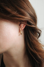 Load image into Gallery viewer, Floral Huggie Earrings
