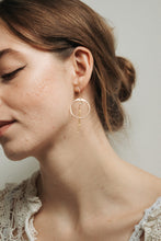 Load image into Gallery viewer, Elodie Fringe Hoops

