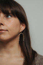 Load image into Gallery viewer, Oceanside Pearl Arch Earrings
