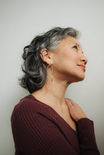 Load image into Gallery viewer, Mixed Metal Arch Earrings
