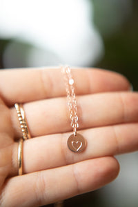Small Stamped Necklace