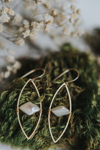 Freshwater Pearl Marquise Earrings