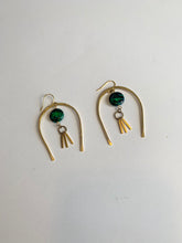 Load image into Gallery viewer, Earth Shine Chrysocolla Dangles
