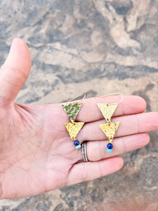 Sophia Triangle Earrings