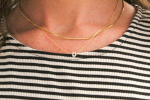 Herkimer Fidget Necklace
